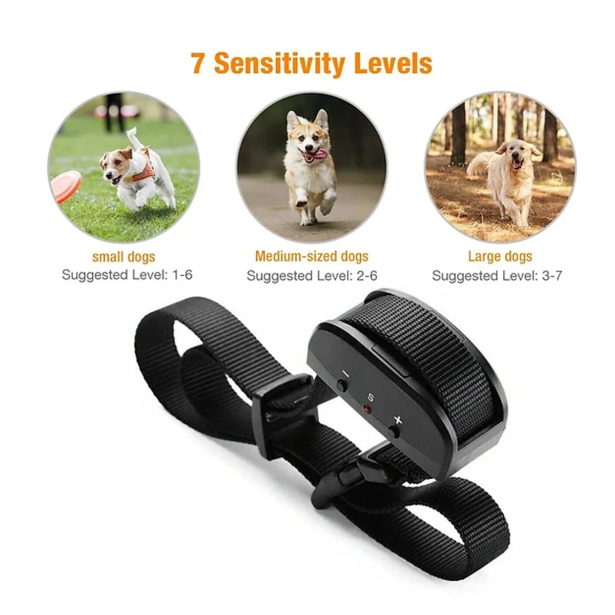 Automatic Anti Bark Barking Dog Shock Control Collar Device Large Medium Small - Image 5