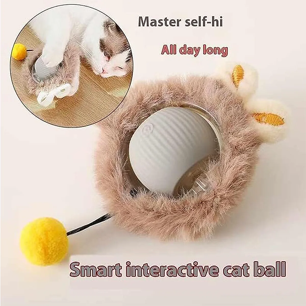 Electric Dog Cat Ball Toy,Indoor Large And Small Cat Dog Interactive - Image 5