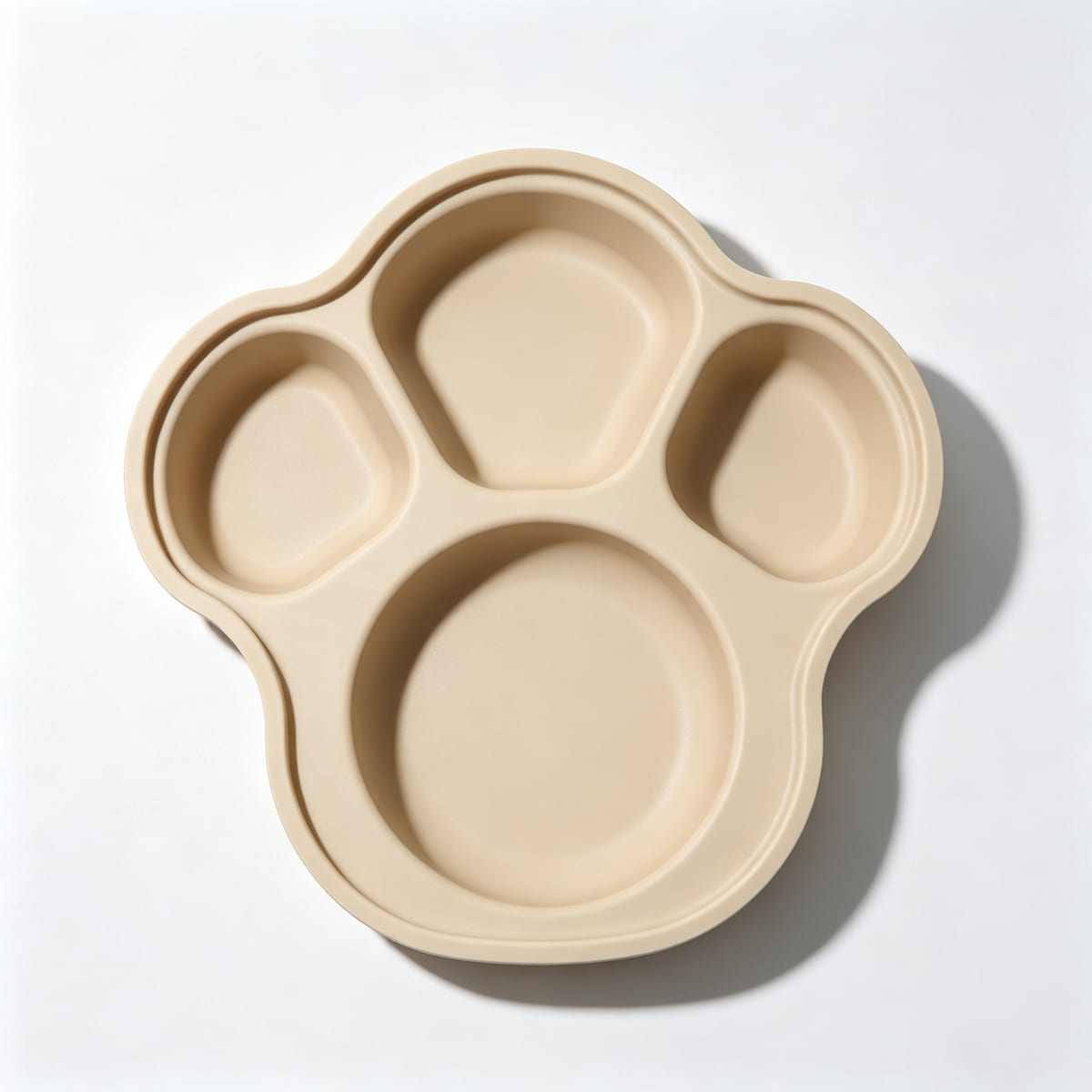 Cat Slow Feeder Mat - 4-Compartment Puzzle Bowl - Image 3